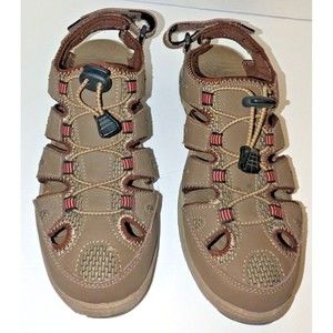 Women's Eddie Bauer Blakely Brown Bumptoe Sandals 82122 Size 7M Hiking